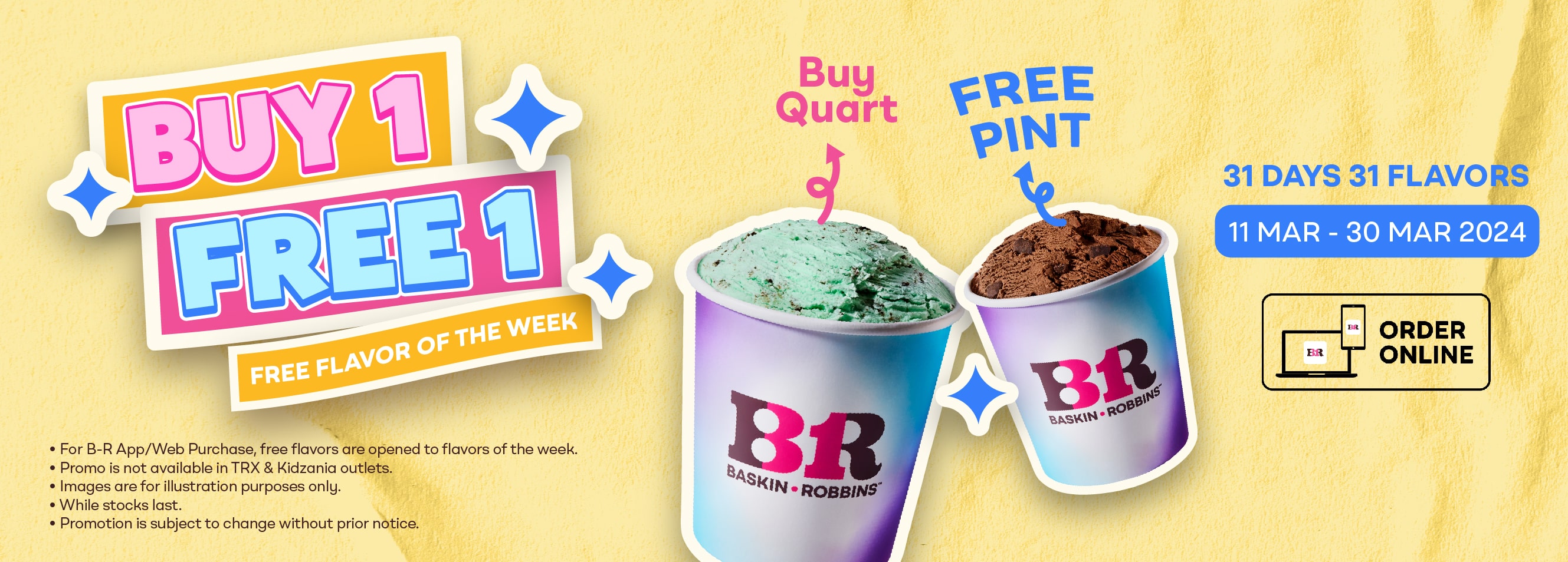 Ice Cream Baskin Robbins
